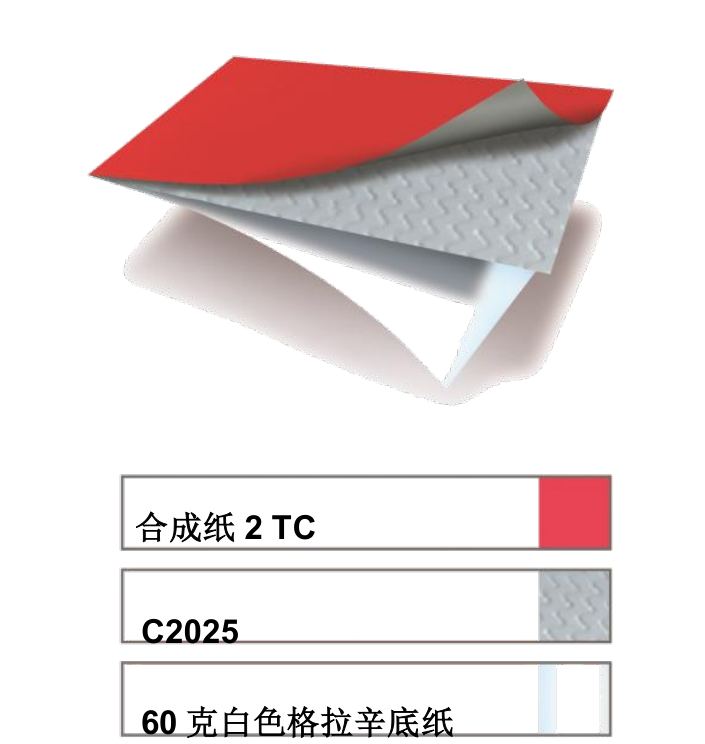 艾（ài）利合成紙（zhǐ）不幹膠BW5560